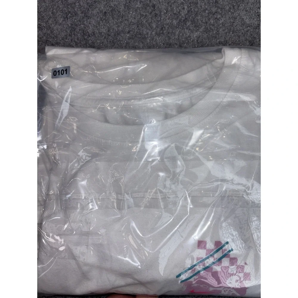 Nike Y2K Graphic‎ T Shirt Mens Xxl Fingerprint World Skate Design White